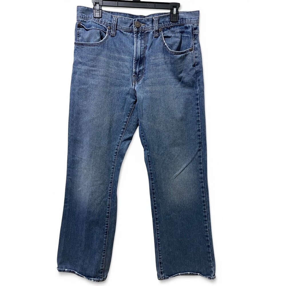 Arizona Jean Co. Mens Boot Cut Blue Denim Jeans Size 34X32